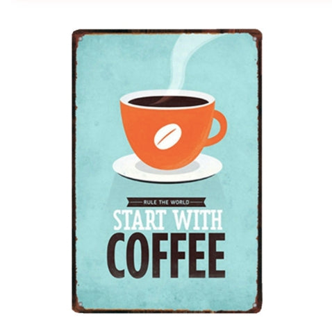 لوحة لركن القهوة