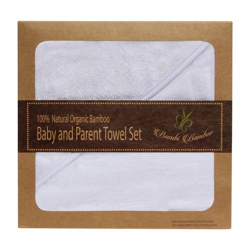 منشفة للأطفال: الأرنب - أبيض ووردي