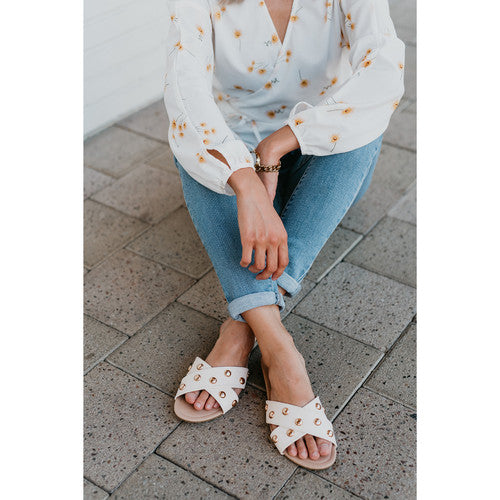 صندل نسائي قابل للطي من رولاسول - بيج