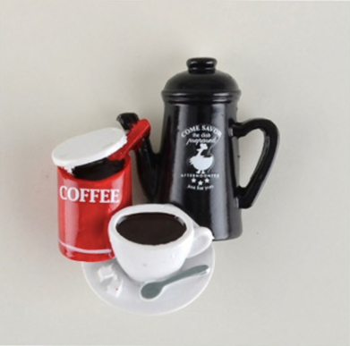 مغناطيس للثلاجات بأشكال القهوة