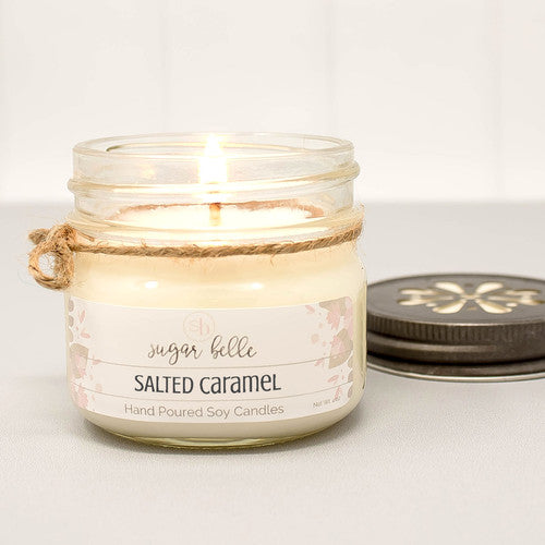 شمعة الكراميل المملح