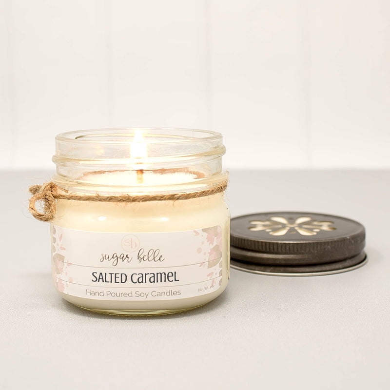 شمعة الكراميل المملح